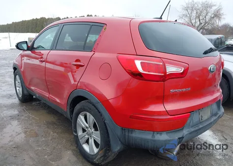 2013 Kia Sportage Lx from USA, damaged, VIN KNDPB3A27D7487172